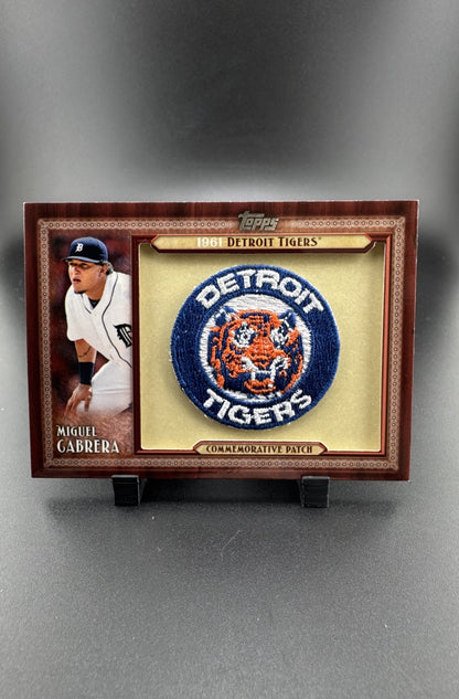 2011 Topps Manufactured Patch Series 1 Miguel Cabrera