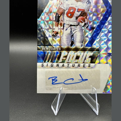 2024 Panini Mosaic - In Focus Signatures Ben Coates  (AU) New England Patriots