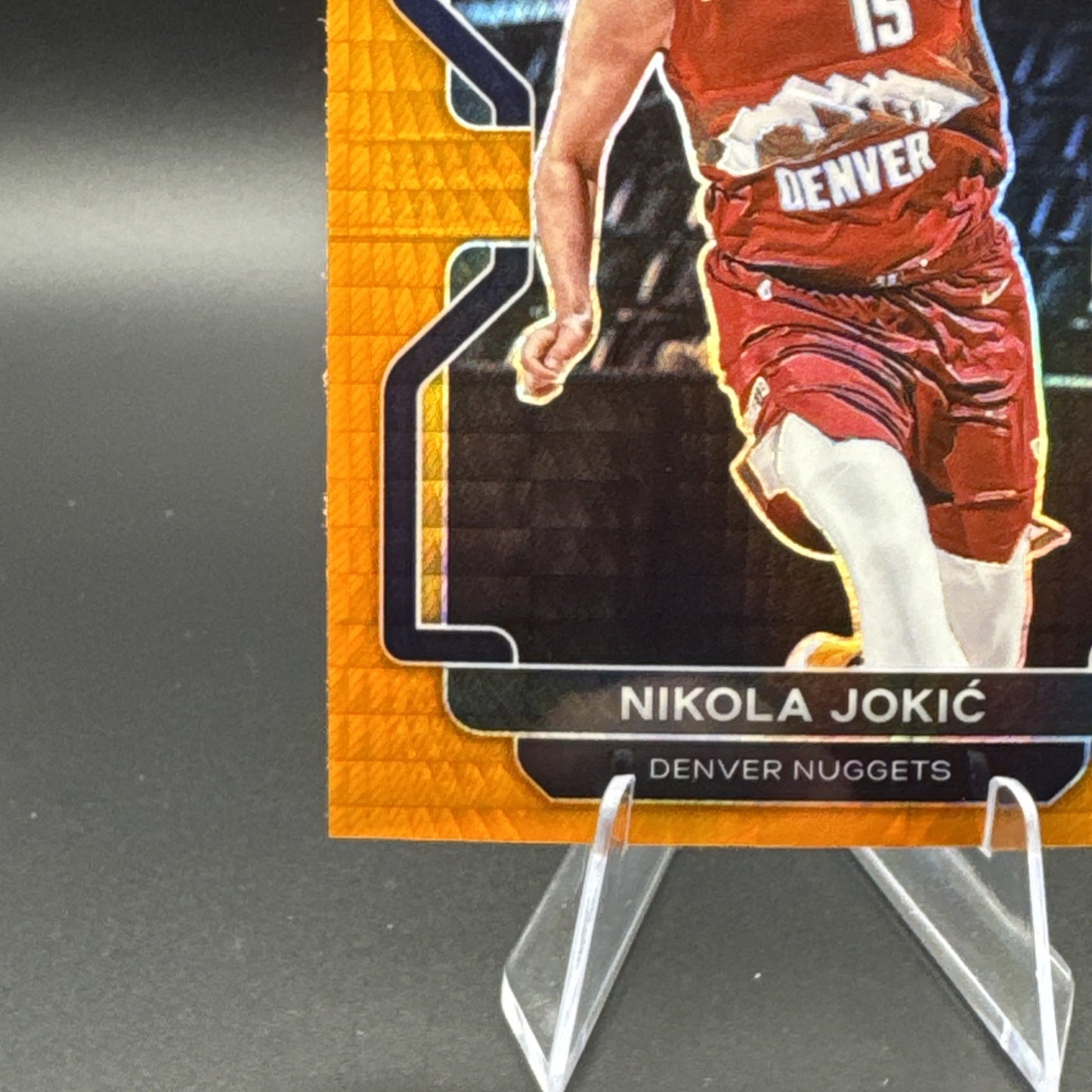 2021/22 Panini Prizm Nikola Jokic Orange Hyper Prizm SSP #32