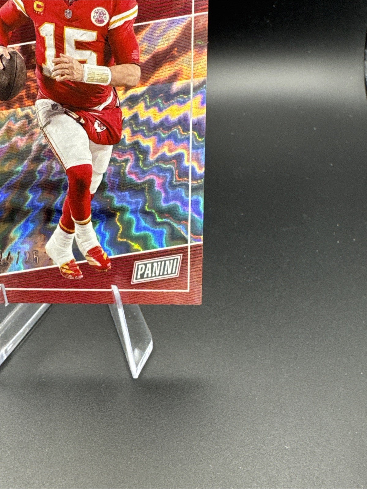 2025 The National Silver Pack Lightning Spokes #18 Patrick Mahomes 24/25 Chiefs