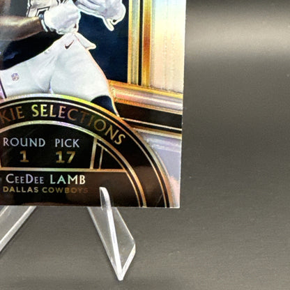2020 Panini Select #RS-7 CeeDee Lamb Rookie Selections Silver Prizm Dallas
