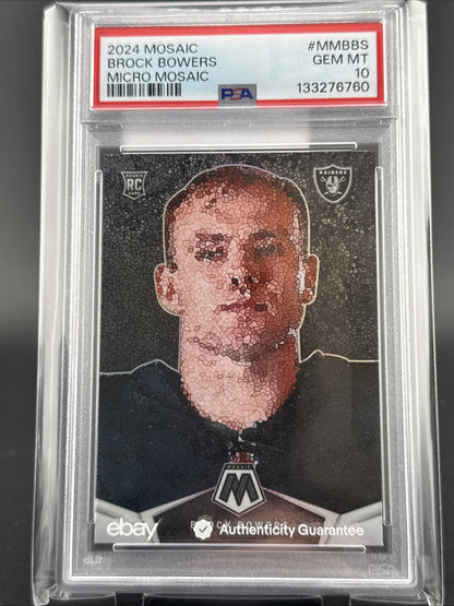 2024 Panini Mosaic - Micro Mosaic Brock Bowers #MM-BBS (RC)