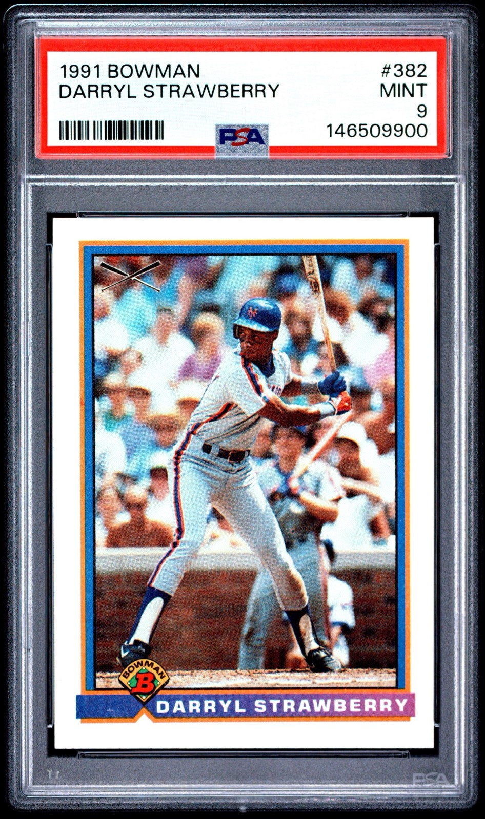 1991 Bowman - Darryl Strawberry #382