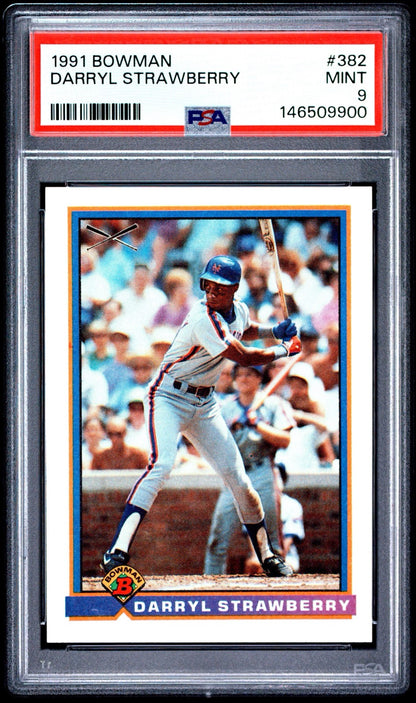 1991 Bowman - Darryl Strawberry #382