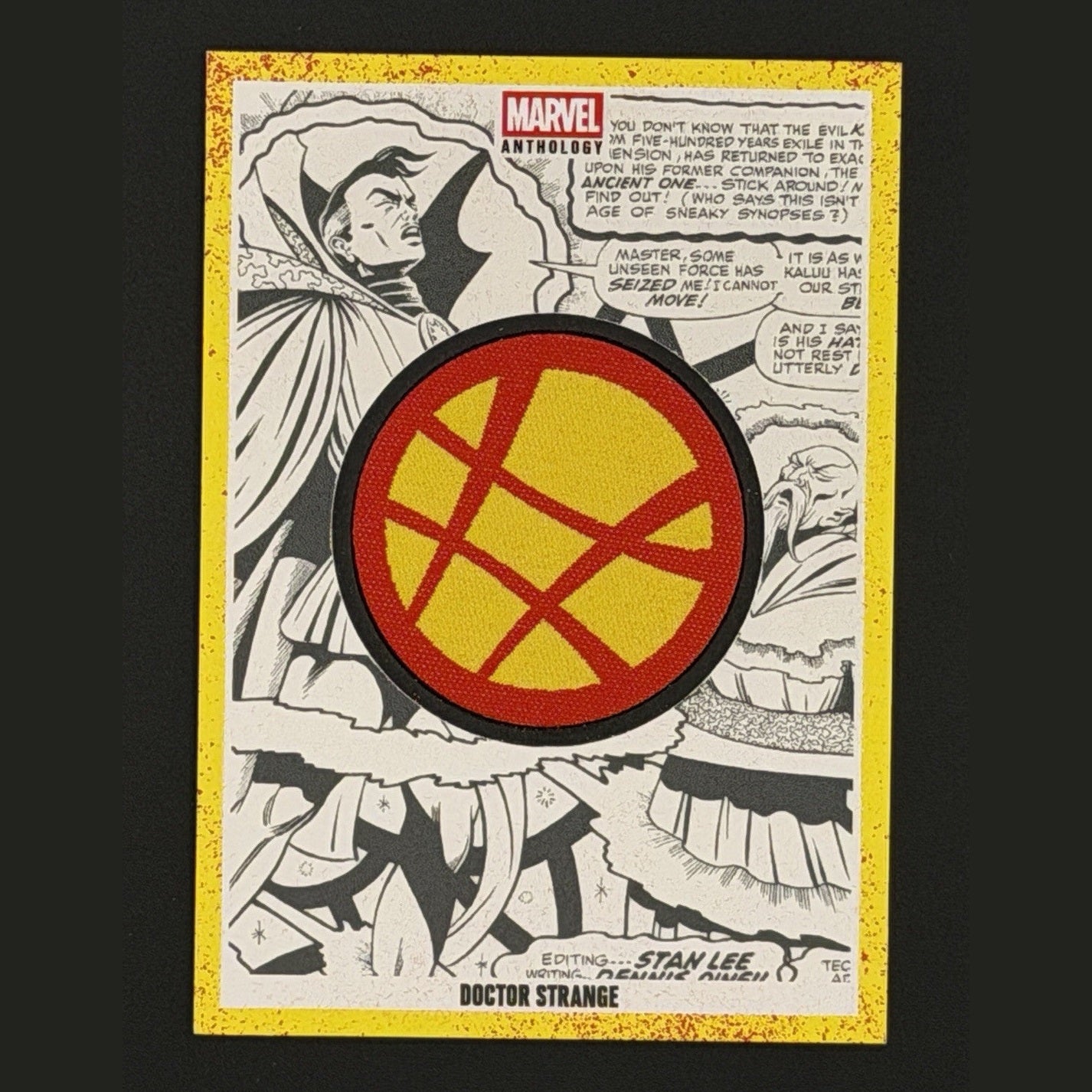 Doctor Strange 2025 Panini Marvel Anthology Memorabilia Patch Premium MCU