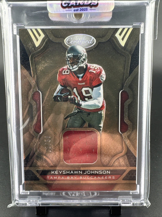2022 Panini Certified #MM-KJ Keyshawn Johnson 22/50 Player Worn Material