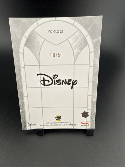 2025 Kakawow Phantom Disney Stained Glass Orange #PD-GLO-26 Maleficent 11/50 J55