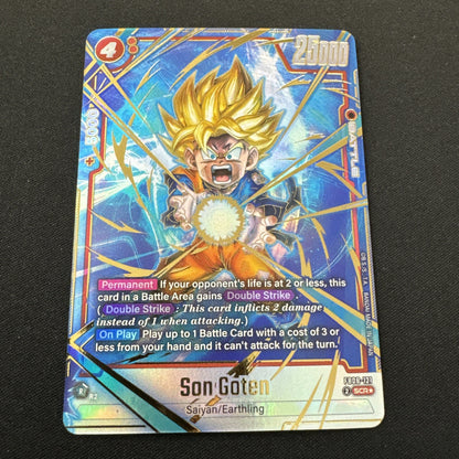 Dragon Ball Son Goten SCR * Alt art FB08-121  Ultra Rare Eng Super TCG