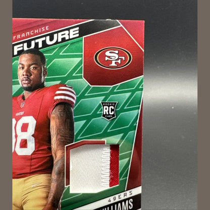 Mykel Williams 2025 Panini Phoenix Franchise Future Patch Green 90/99  #FFM-MWS