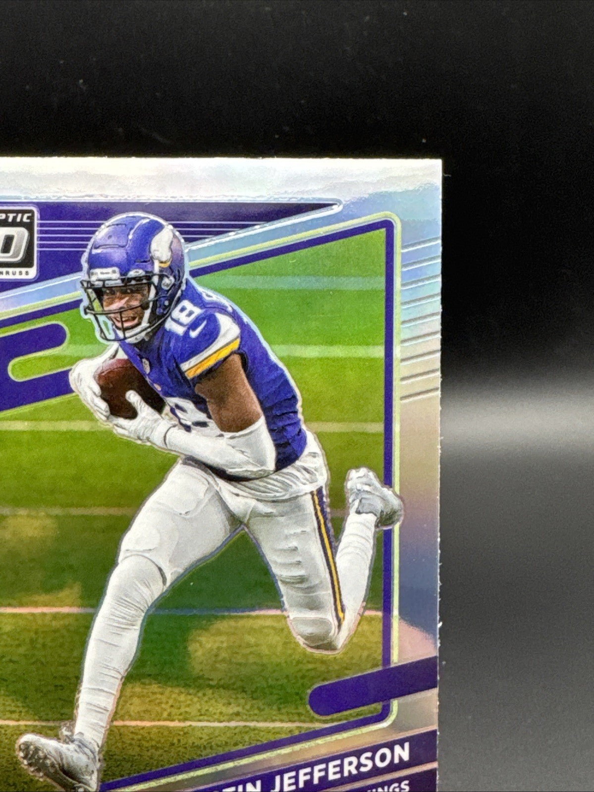 Justin Jefferson SILVER PRIZM 2021 Panini Donruss Optic #95 Minnesota Vikings