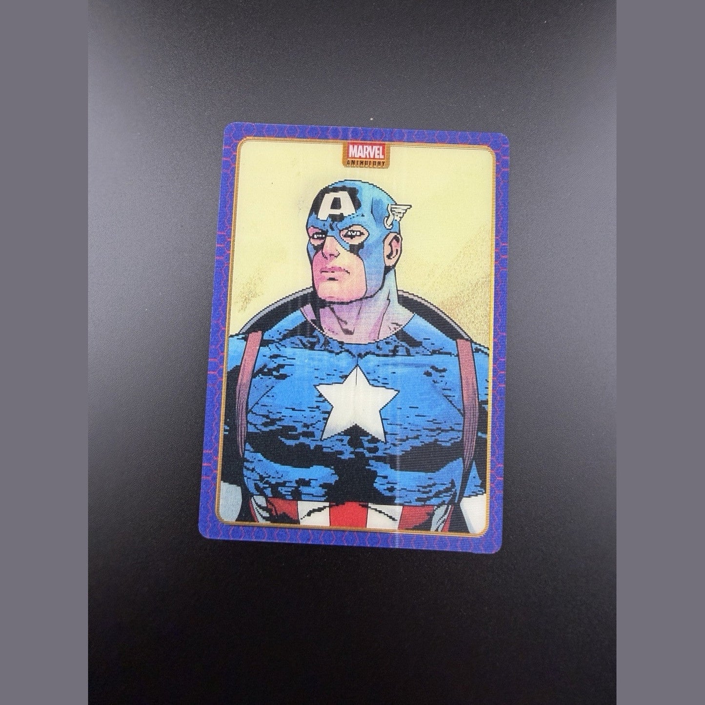 Captain America Lenticular Hologram 2025 Panini Marvel Anthology L2 | Avengers