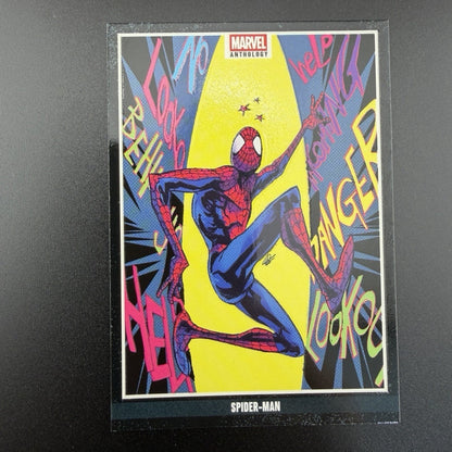 Spider-Man 2025 Panini Marvel Anthology #G6 Treasure Glow-In-The-Dark Insert