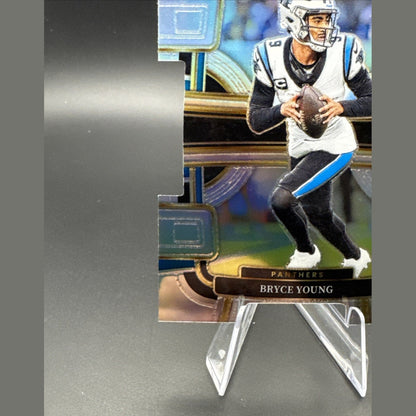 Bryce Young 2023 Panini Select Silver Prizm Die-Cut RC Rookie #14 Concourse