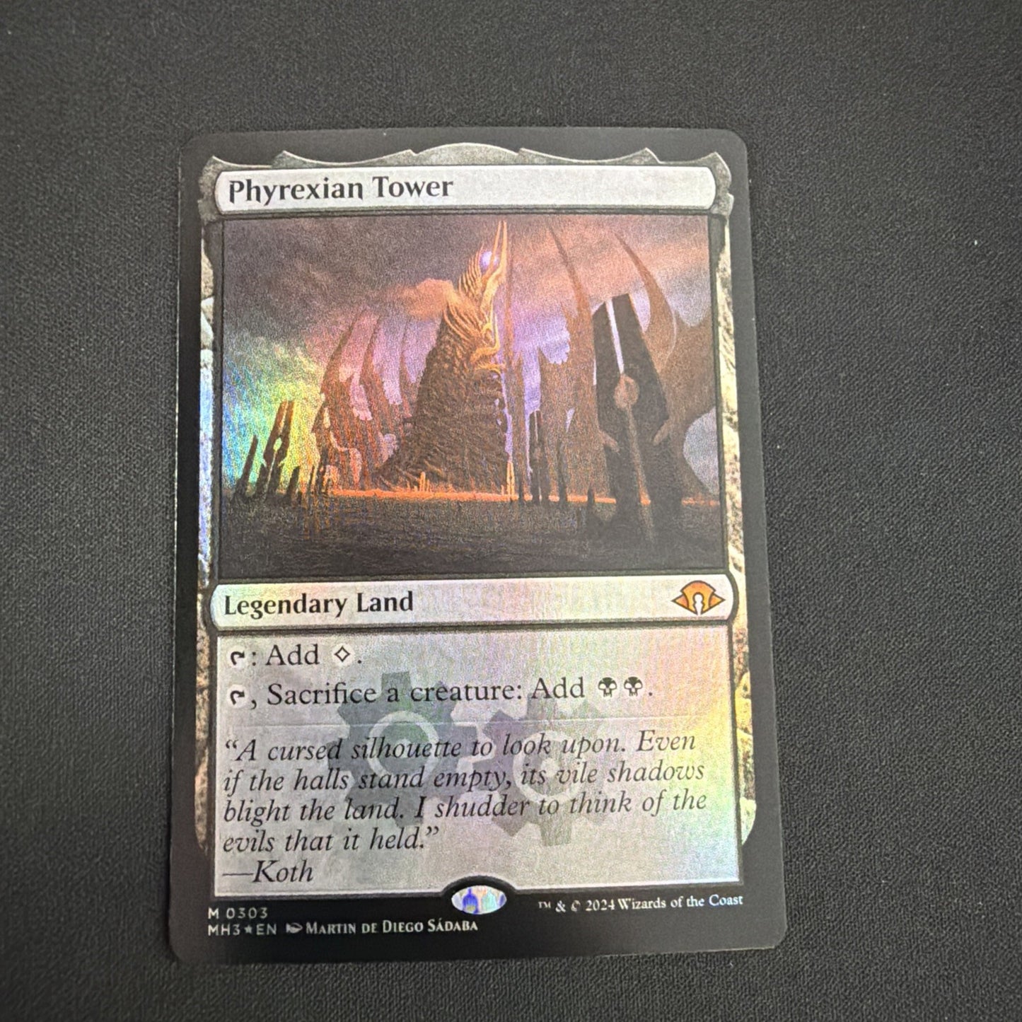 Phyrexian Tower Modern Horizons 3 Foil