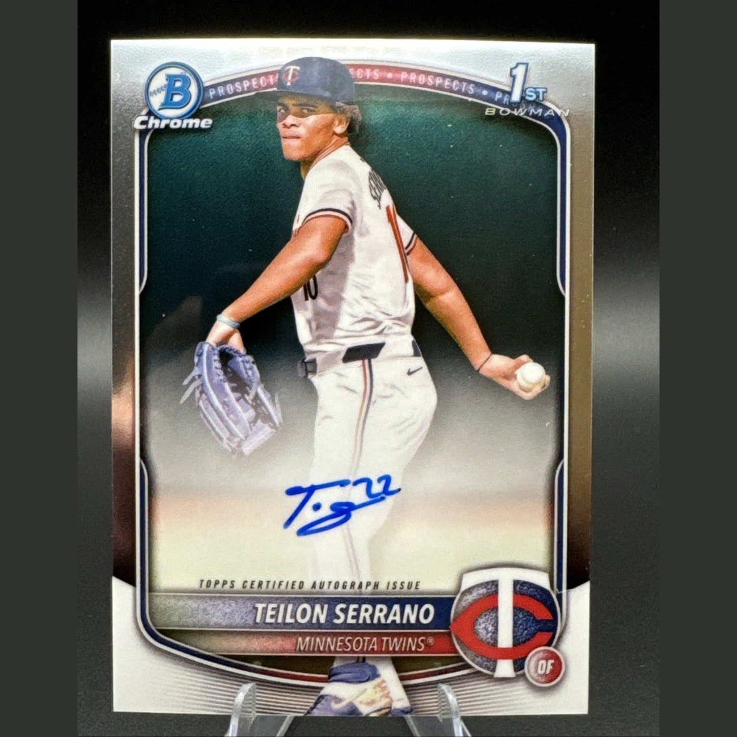 2025 Bowman Chrome Prospects Teilon Serrano 1st Bowman Auto #CPA-TS