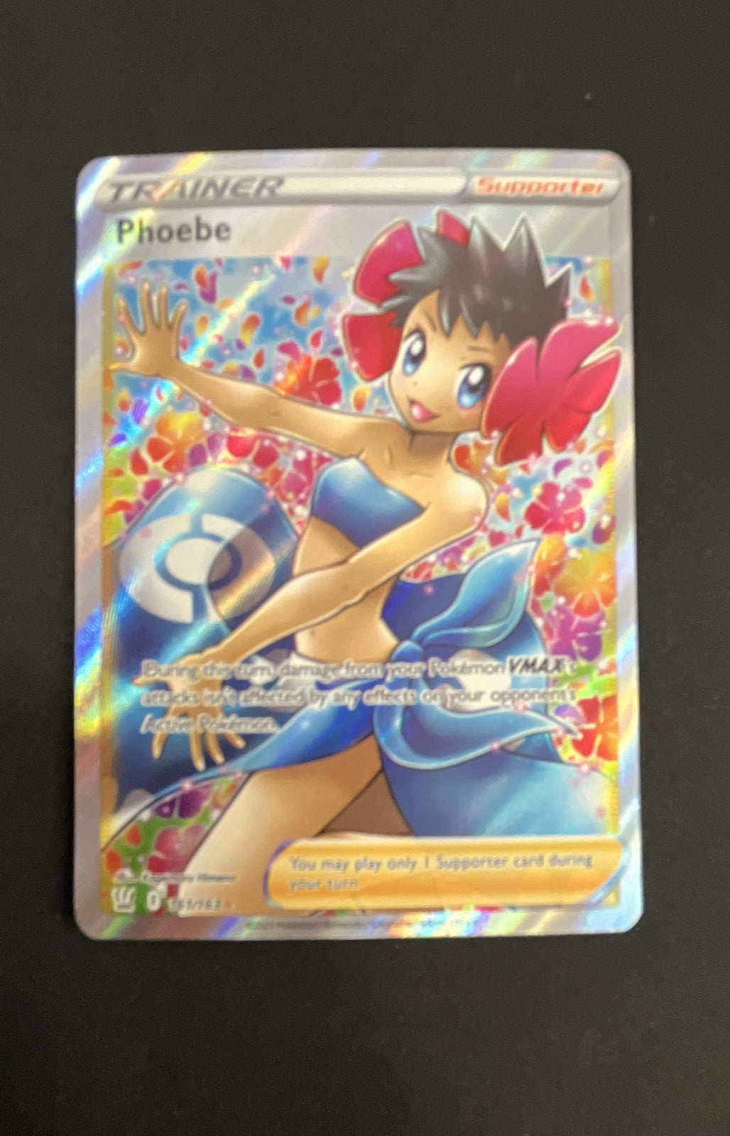 Phoebe (Full Art) 161/163 Swsh05: Battle Styles Holo