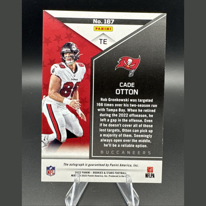 2022 Panini Rookies & Stars Rookies Signatures /299 Cade Otton #167 Auto RC