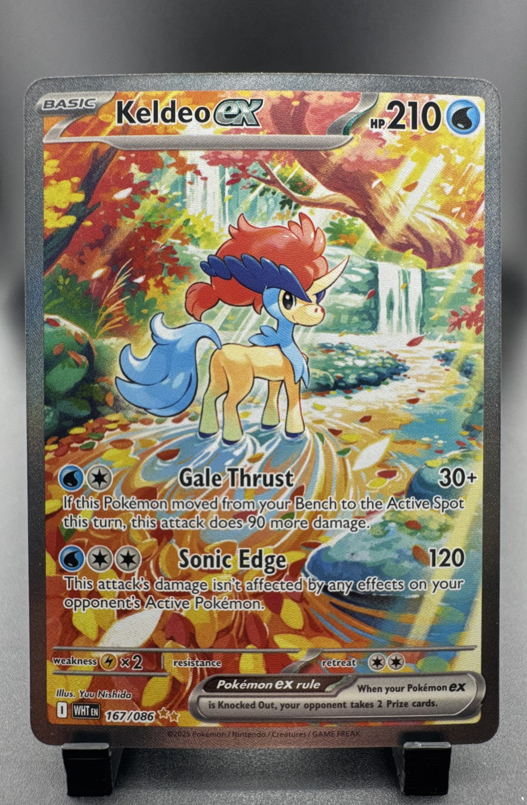 Keldeo ex 167/086 Sv: White Flare Holo