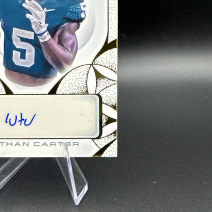 2024 Leaf Trinity-NATHAN CARTER Gold Foil #BA-NC1 Michigan State Falcons Auto RC