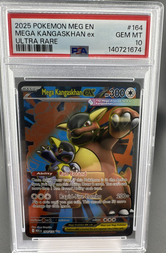 Mega Kangaskhan ex 164/132 Me01: Mega Evolution Holo