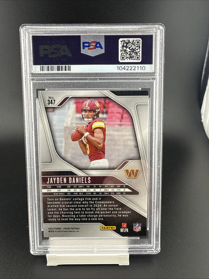 2024 Panini Prizm - Rookies Jayden Daniels #347 (RC) PSA 9!