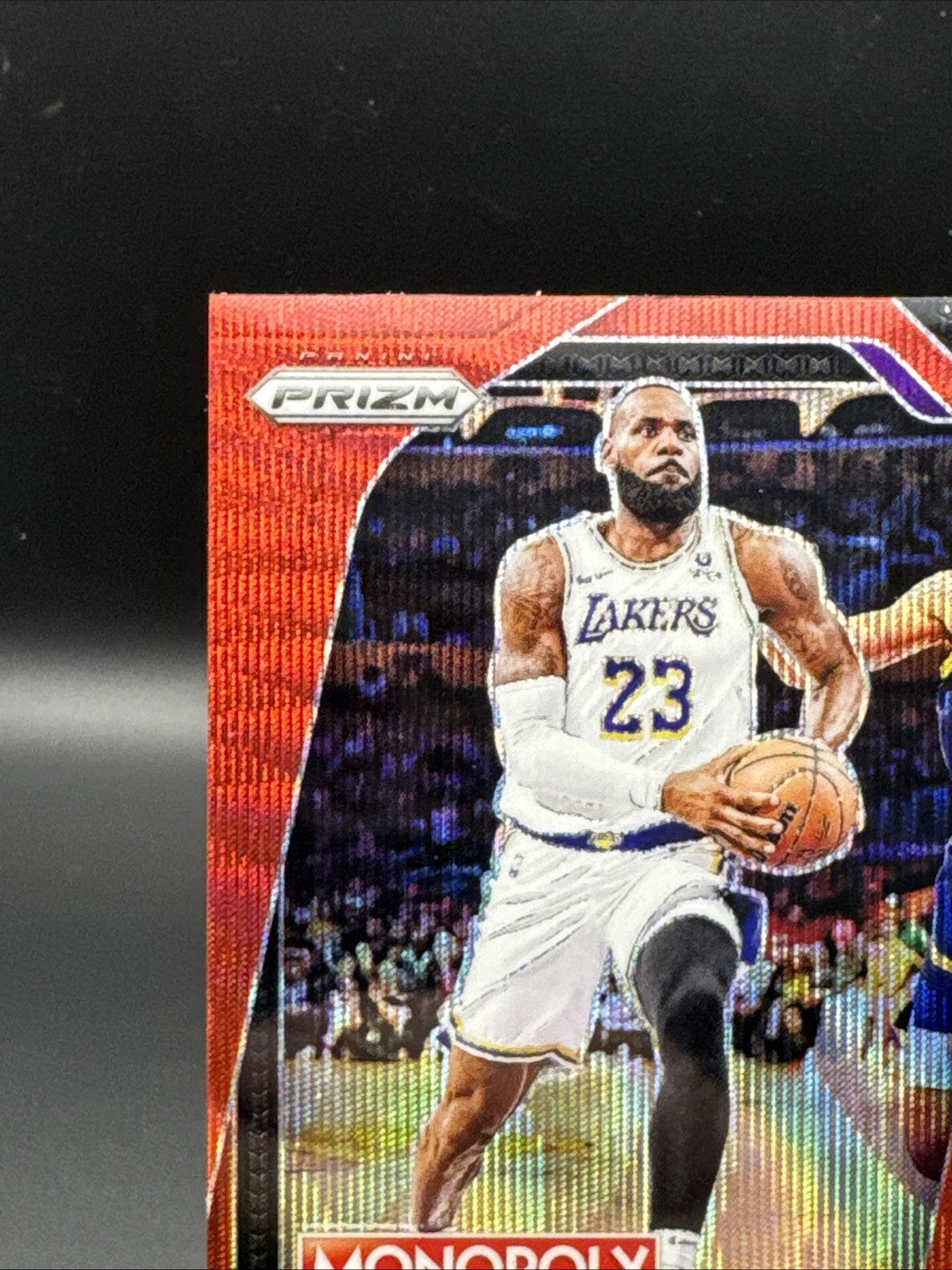 2024-25 Panini Prizm Monopoly LeBron James Red Wave Prizm #43 Los Angeles Lakers