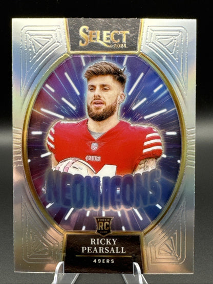 2024 Panini Select Neon Icons Ricky Pearsall #6 RC