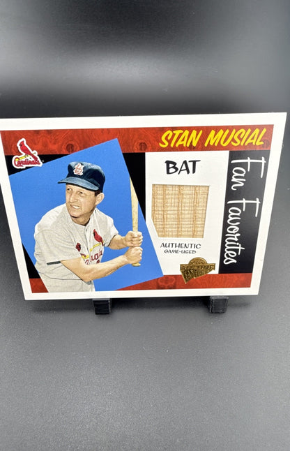 2005 Topps All-Time Fan Favorites - Relics Stan Musial #FFR-SM /50 (MEM)