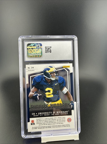 2015 Panini Prizm Collegiate Draft Picks Charles Woodson #24 red Power