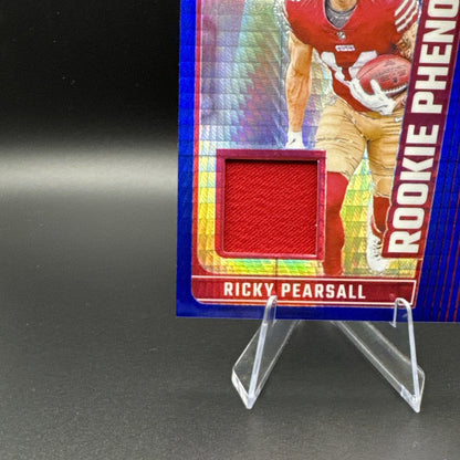 2024 Ricky Pearsall Optic Blue Hyper Rookie Phenom Patch #RPB-RPL