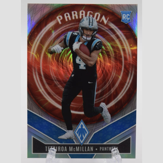 TETAIROA MCMILLAN RC 2025 Panini Phoenix PARAGON HOLO Carolina Panthers #16