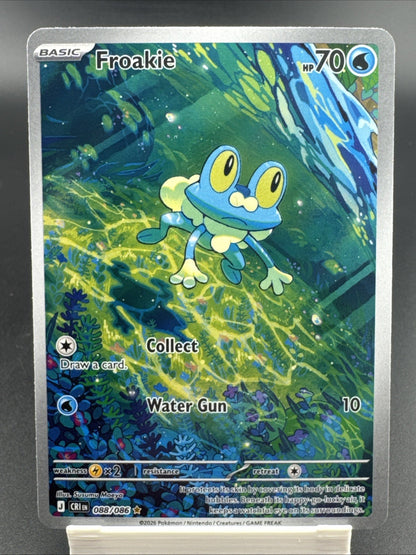 Pokemon Froakie 088/086 Me04: Chaos Rising Illustration Rare