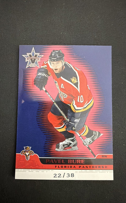 2001-02 Pacific Vanguard - Pavel Bure #42 Red /38