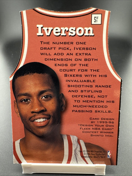 1996-97 Fleer Ultra - Fresh Faces Allen Iverson #5 (RC)