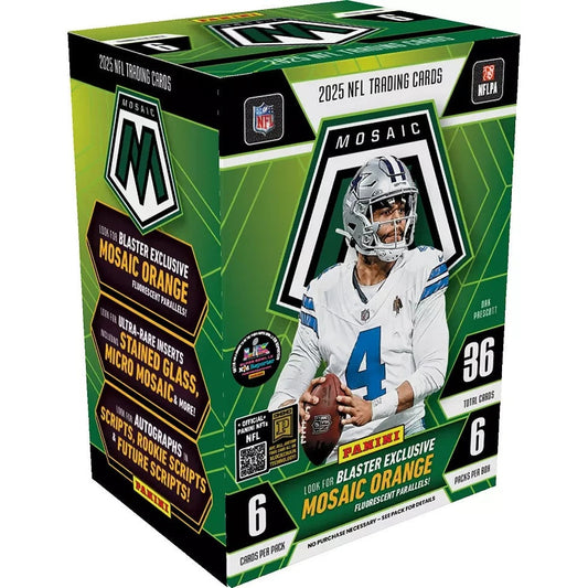 2025 Panini Mosaic Football Factory Sealed Blaster Box