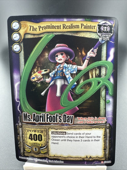 Bandai One Piece CCG Card Ms. April Fool's Day The Prominent Realism Painter '06