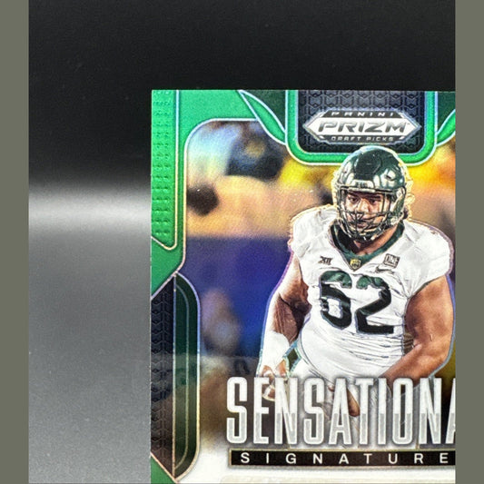 Siaki Ika -2025 Panini Prizm Draft Picks Sensational Signatures Green SS-SKI