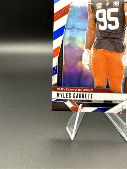 2024 Panini Prizm - Myles Garrett #69 Red White & Blue Prizm