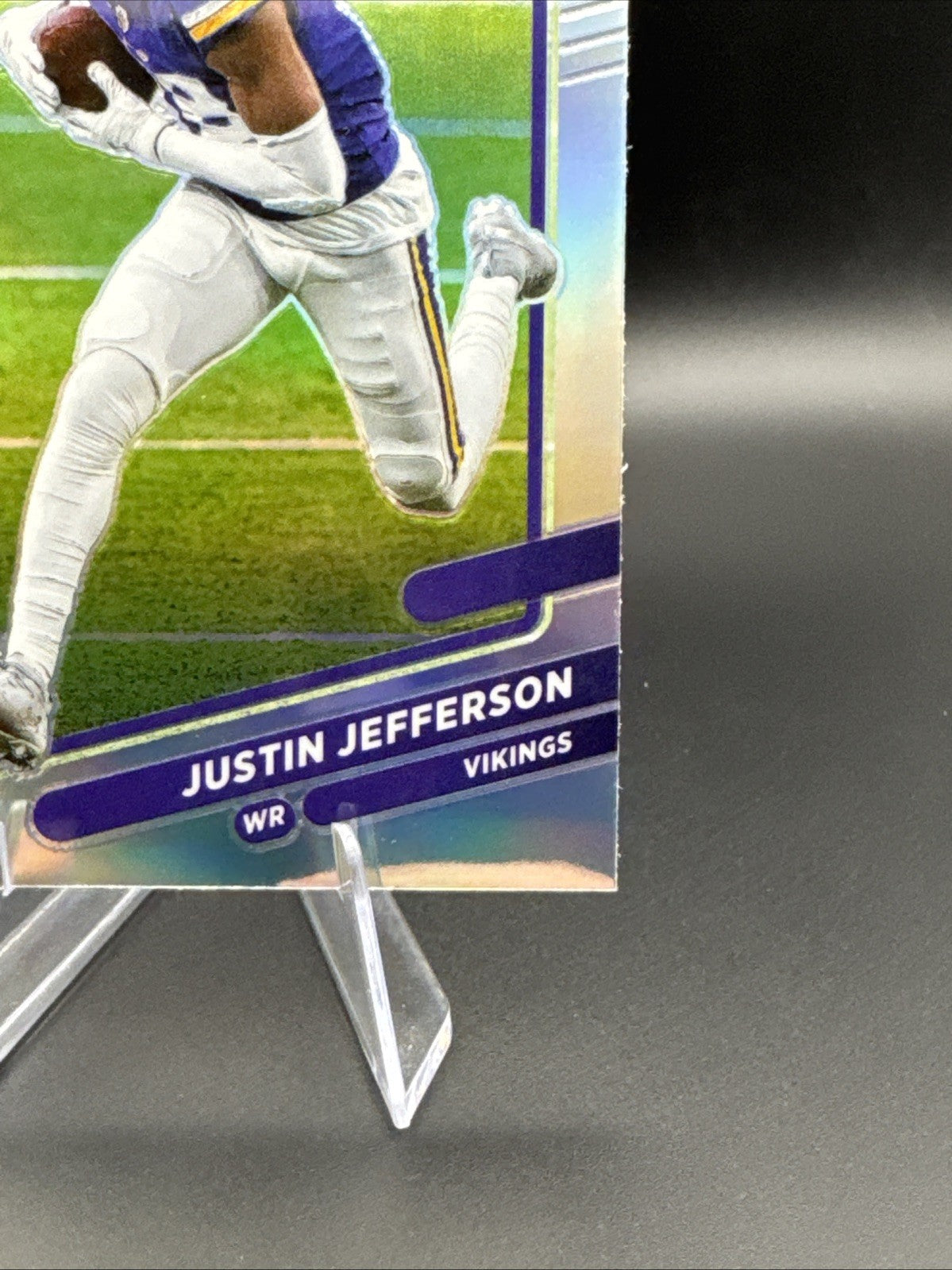 Justin Jefferson SILVER PRIZM 2021 Panini Donruss Optic #95 Minnesota Vikings