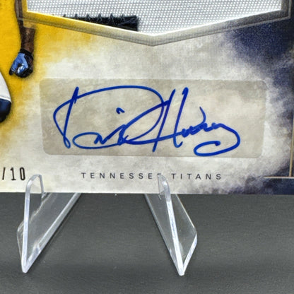 2016 Panini Origins Derrick Henry Rookie 2 Color Patch Auto #RJPA-DH Titans 6/10