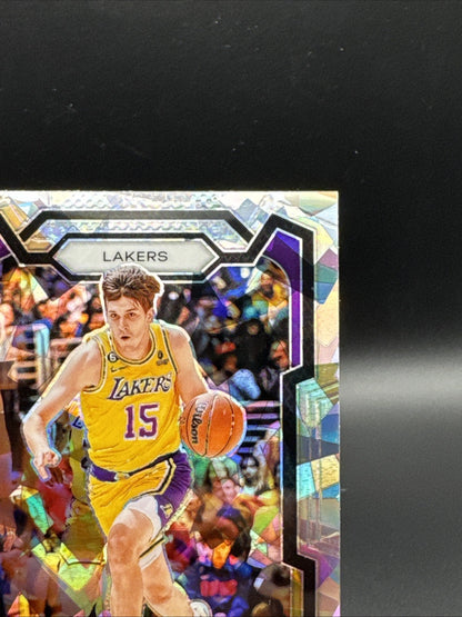 Austin Reaves 2023-24 Panini Prizm Cracked Ice Silver Prizm Lakers #76