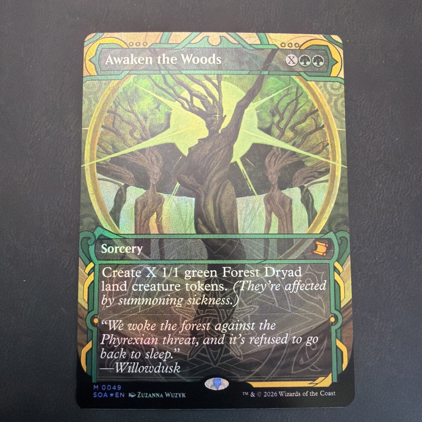 Awaken the Woods Foil Sorcery [SOA-EN] Mythic Wizards of the Coast EN 049