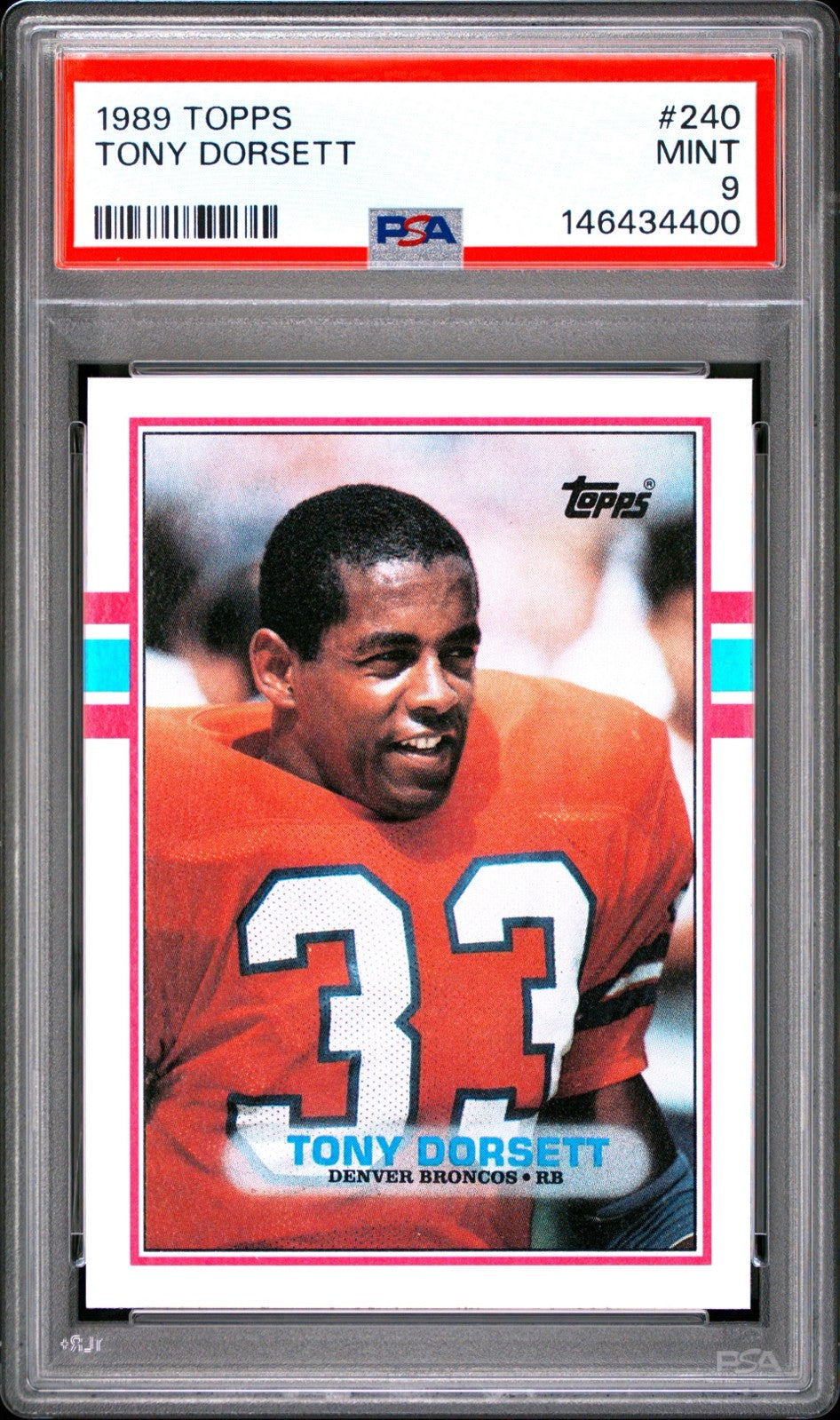1989 Topps - Tony Dorsett #240