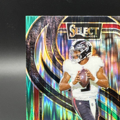 2024 Panini Select - Premier Level Michael Penix Jr. #110 Black & Green Prizm RC