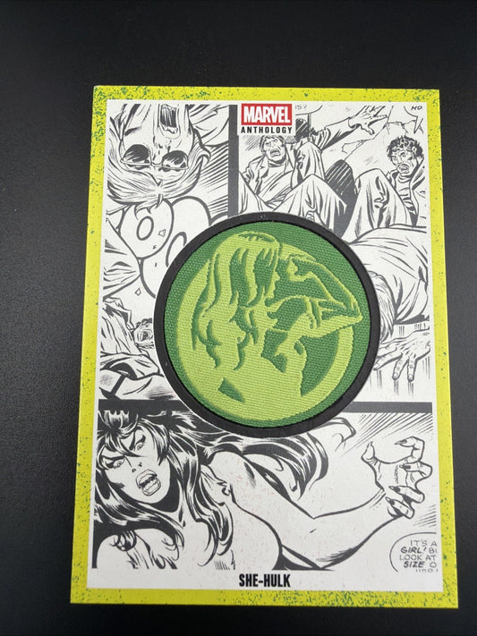 Marvel Anthology Memorabilia Card Badge She-Hulk (Jennifer Walters) Panini