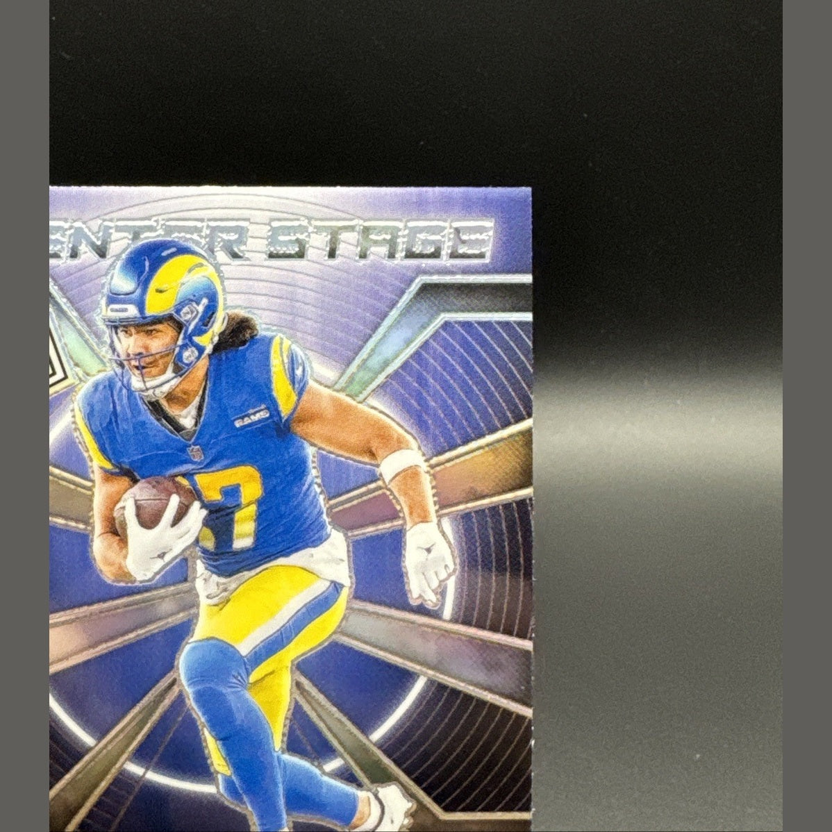 2025 Mosaic Center Stage Puka Nacua Prizm No.28 LA Rams