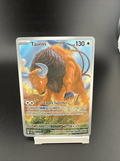 2026 Pokémon Chaos Rising EN Tauros Illustration Rare  #096/086