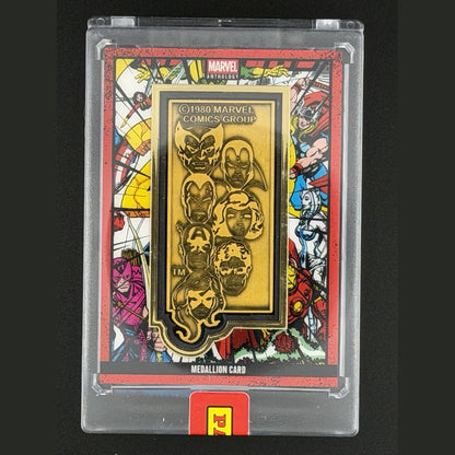 X‑Men 2025 Panini Marvel Anthology Medallion Card John Byrne Corner Box