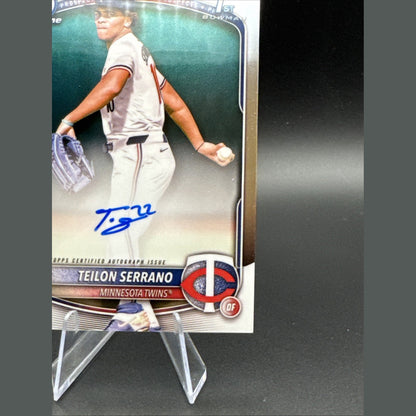 2025 Bowman Chrome Prospects Teilon Serrano 1st Bowman Auto #CPA-TS