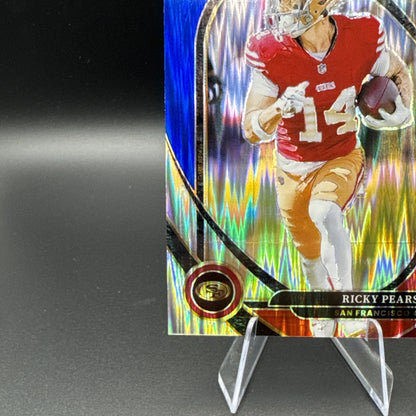 2024 Ricky Pearsall Panini Select - Club Level Red & Blue Shock Prizm #285 RC